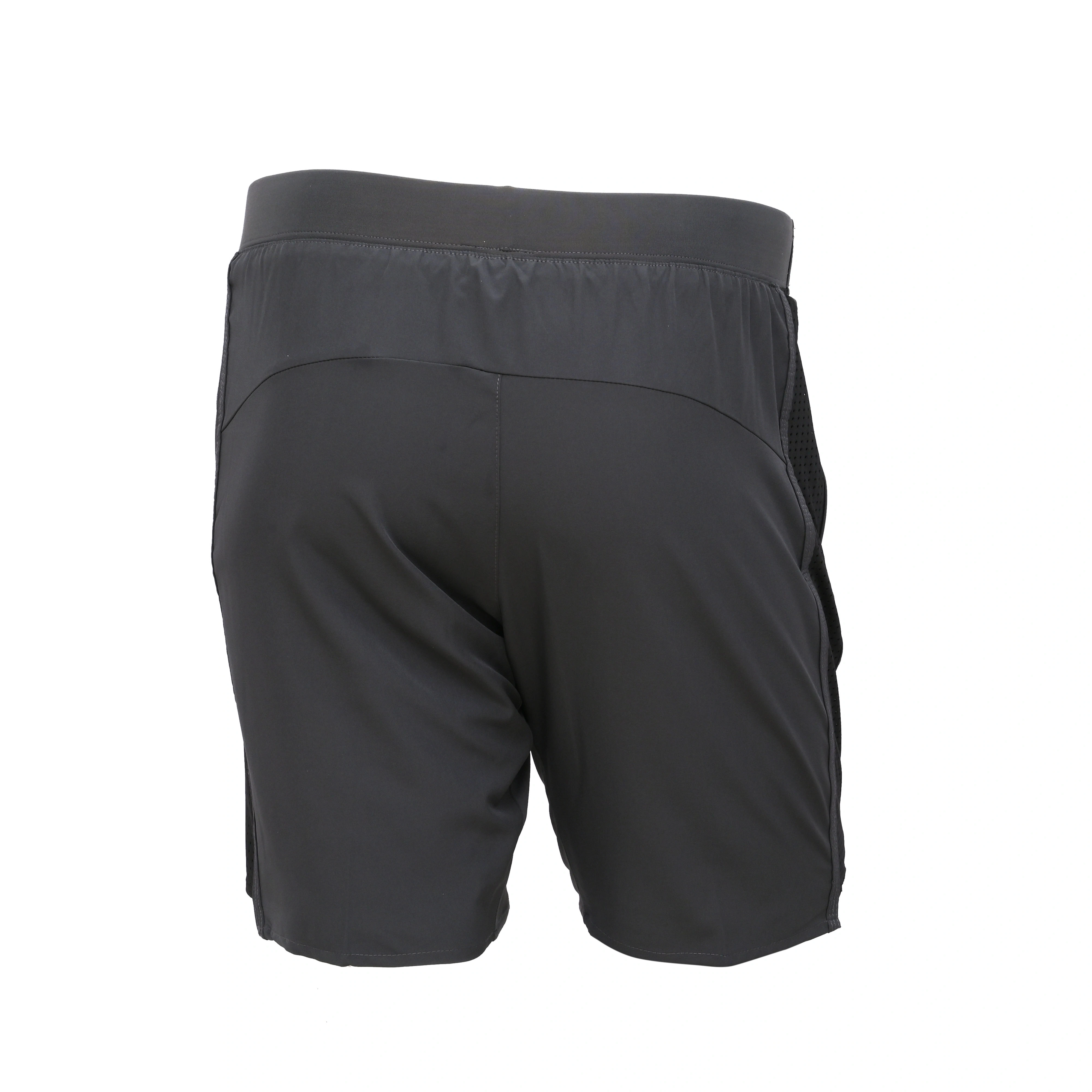 Total Men's 8144 Active Shorts | Relaxed Fit with Elastic Waistband for Summer Adventures-GREY-L-4