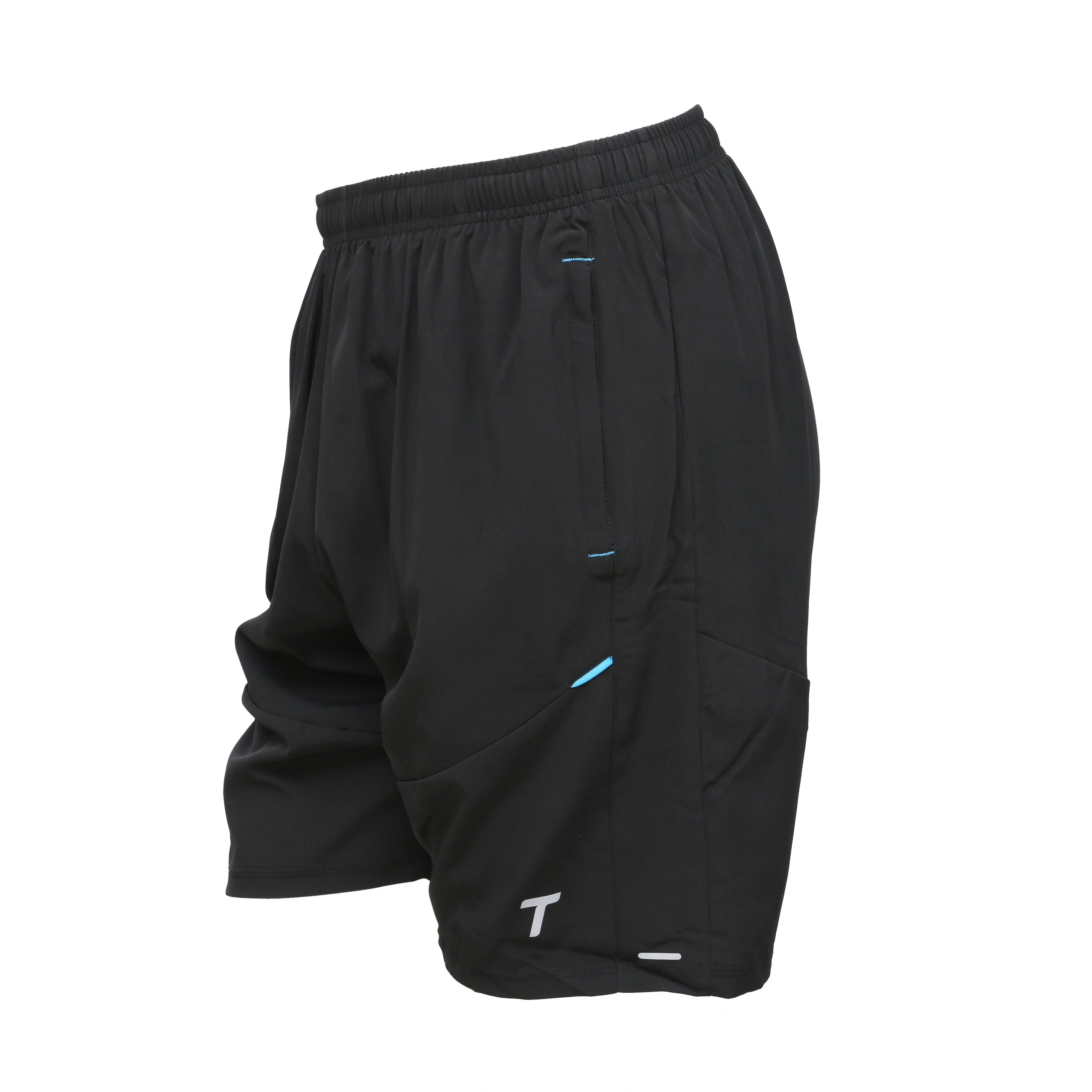 Total Ultra Run 8117 Men's Running Shorts | Ergonomic Fit &amp; 4-Way Stretch Fabric-M-BLACK-2