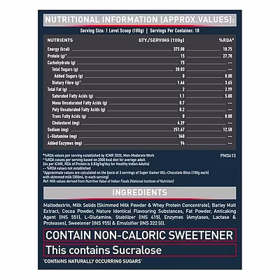 Labrada Muscle Mass Gainer Powder for Adults Post-Workout-CHOCOLATE-4