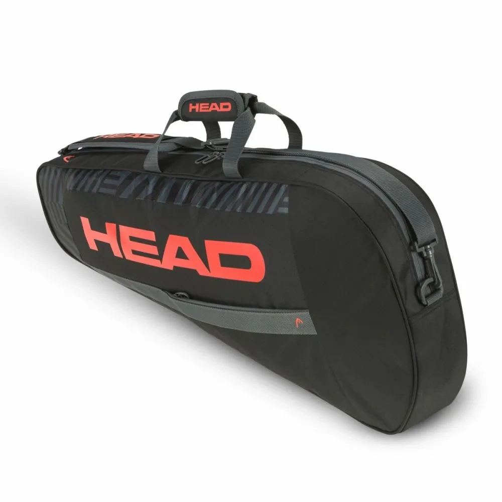 HEAD Base 2023 Tennis Kit Bag -BLACK / ORANGE-S-1