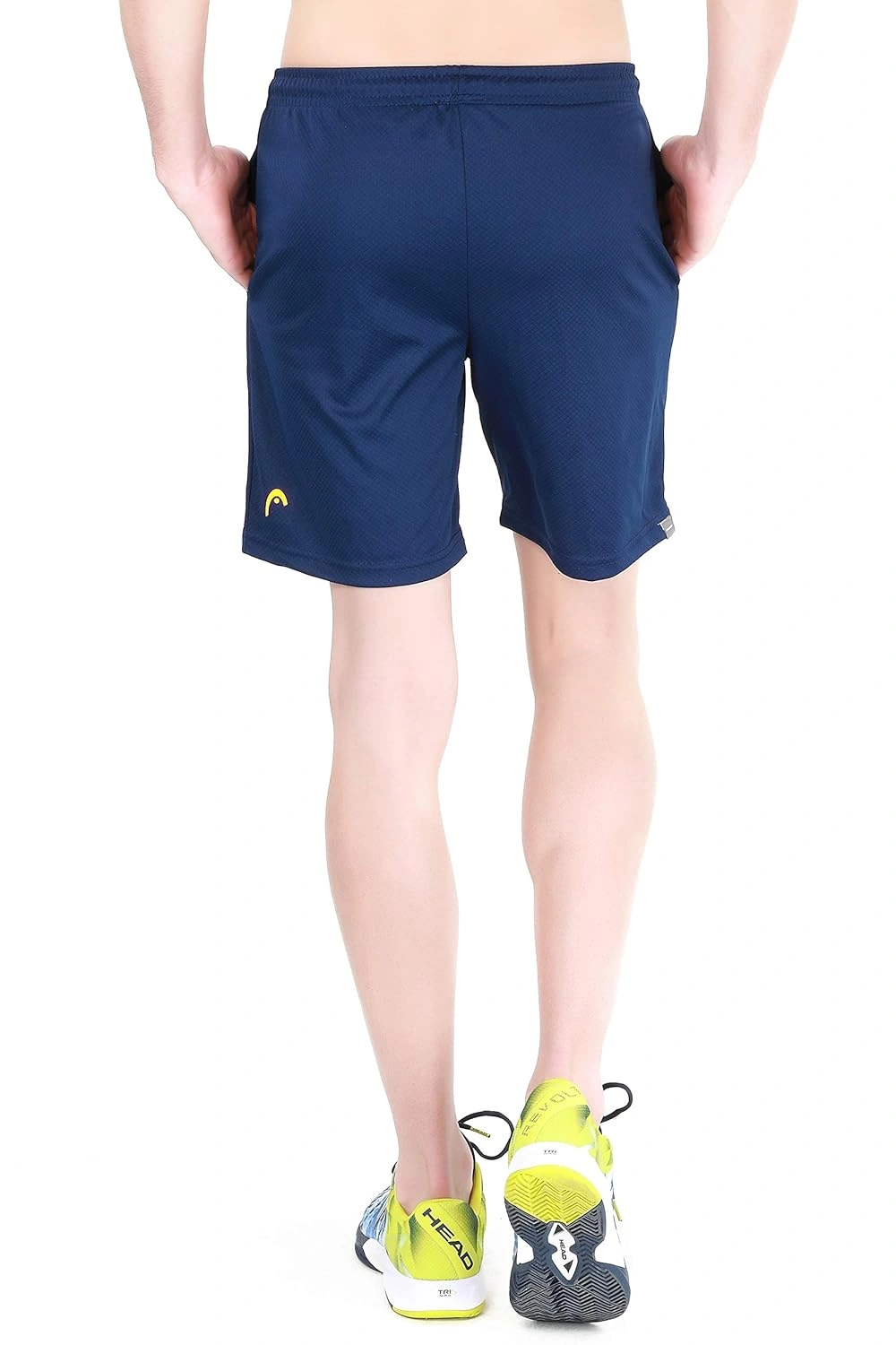 HEAD HBS-1091 Men's Polyester Badminton Shorts -NAVY-S-3