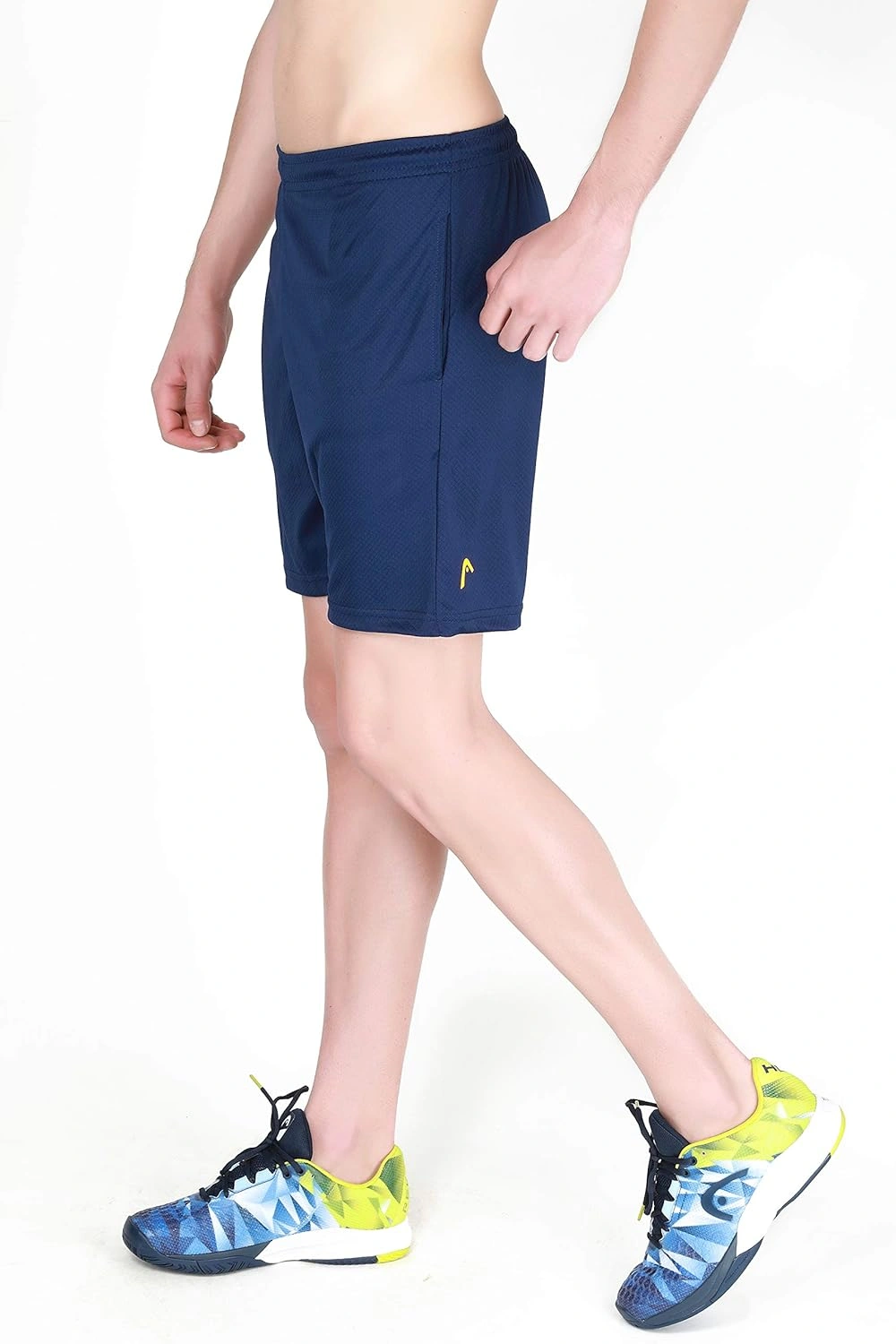 HEAD HBS-1091 Men's Polyester Badminton Shorts -NAVY-S-2