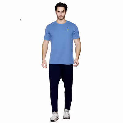 TOTAL Quick Dry Sports T-Shirt for Men-A. GREEN-M-5