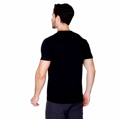 TOTAL Quick Dry Sports T-Shirt for Men-BLACK-XXL-3