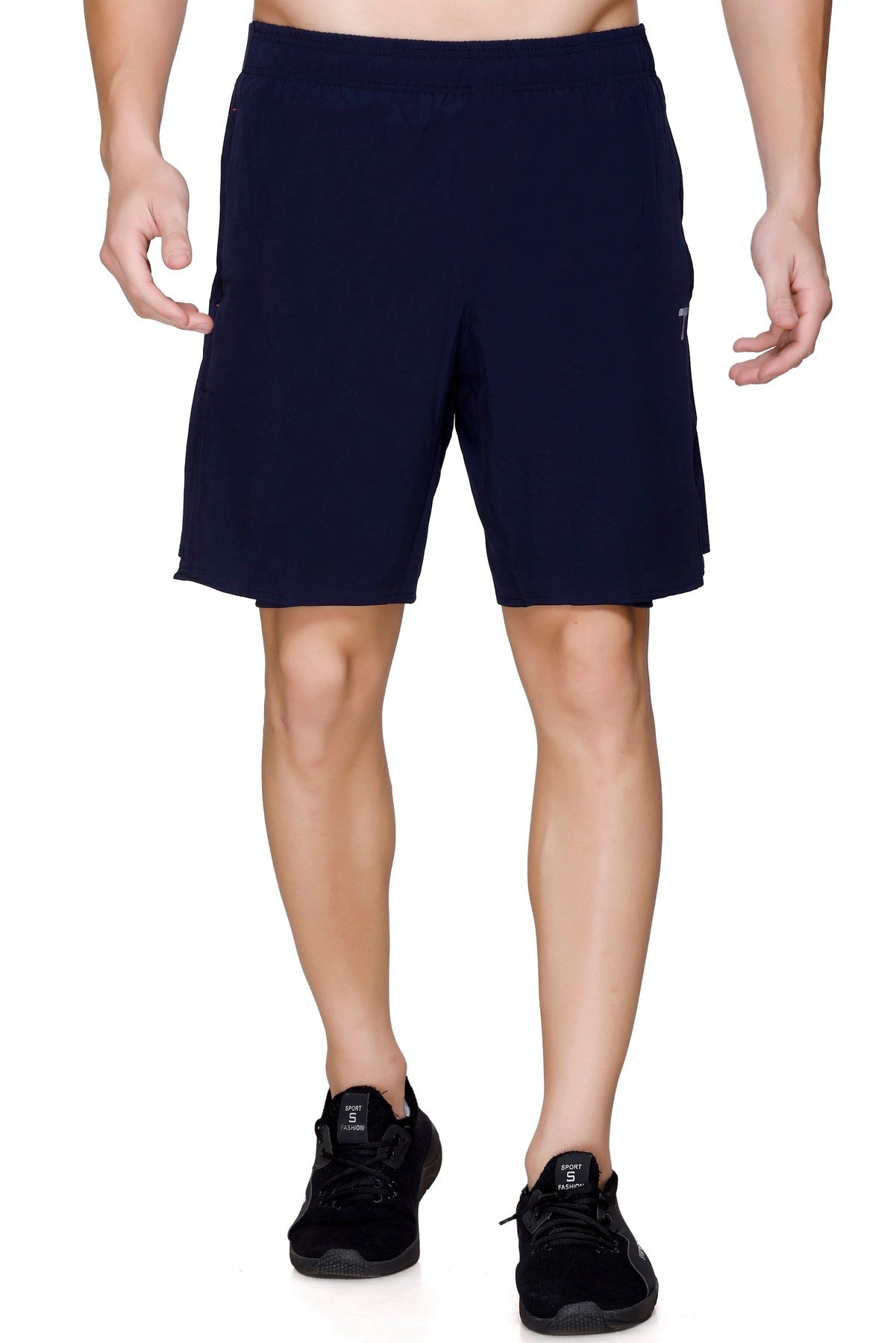 Total Men's 8144 Active Shorts | Relaxed Fit with Elastic Waistband for Summer Adventures-54398