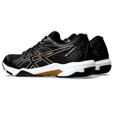 ASICS Men's Gel-Rocket 11-7-BLACK/PURE GOLD-4