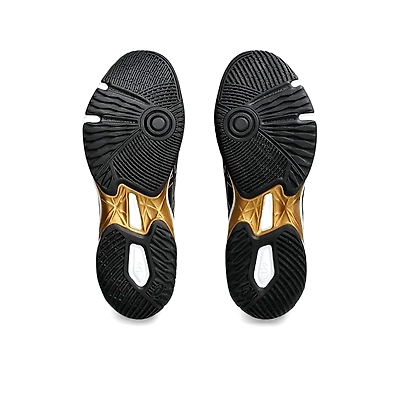 ASICS Men's Gel-Rocket 11-7-BLACK/PURE GOLD-5