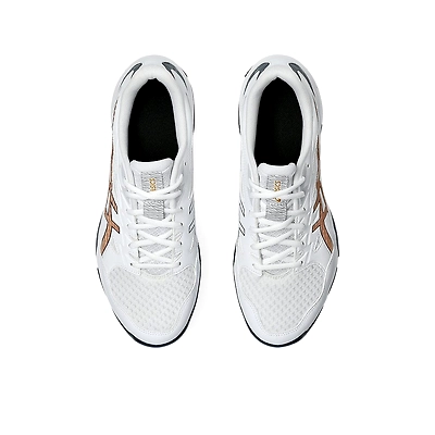 ASICS Men's Gel-Rocket 11-6-WHITE/PURE GOLD-4