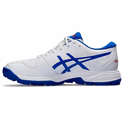 ASICS Unisex Gel-Peake 2 Football Shoes-8-WHITE/TUNA BLUE-1