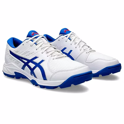 ASICS Unisex Gel-Peake 2 Football Shoes-8-WHITE/TUNA BLUE-2