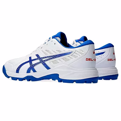 ASICS Unisex Gel-Peake 2 Football Shoes-8-WHITE/TUNA BLUE-3