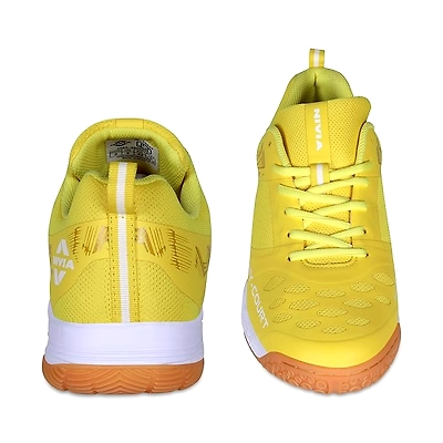NIVIA HY-Court 2.1 Badminton Shoes for Men-YELLOW-8-4