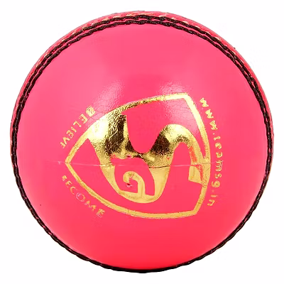 Sg Club Leather Cricket Season Ball-PINK-.-1