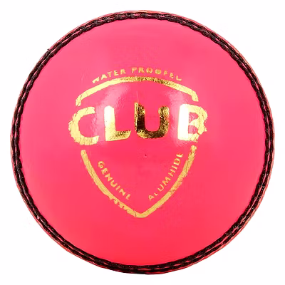 Sg Club Leather Cricket Season Ball-PINK-.-3