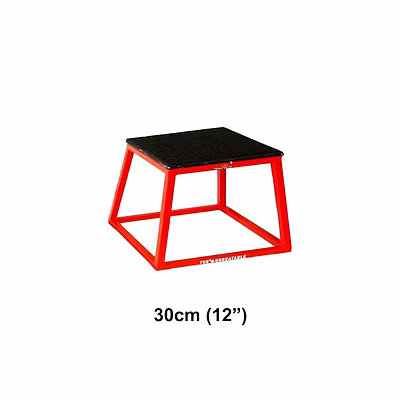 USI UNIVERSAL THE UNBEATABLE Metal Plyo Box-RED &amp; BLACK-RED &amp; BLACK-12 INCH-12 INCH-1