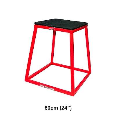 USI UNIVERSAL THE UNBEATABLE Metal Plyo Box-RED &amp; BLACK-24 INCH-1