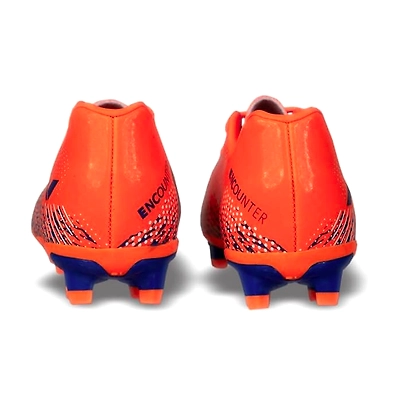 Nivia Encounter 9.0 Football Shoes for Kid-ORANGE/R.BLUE-S11-2