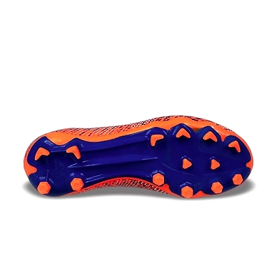 Nivia Encounter 9.0 Football Shoes for Kid-ORANGE/R.BLUE-S11-3
