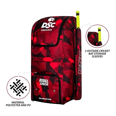 DSC Rebel Junior Duffle Cricket Kit Bag-NA-.-3