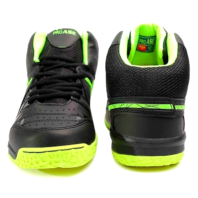 Pro Ase Basketball Shoes BB-205-2-Black-Green-3