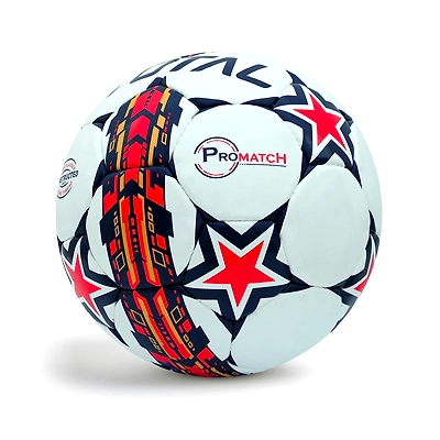 TOTAL Pro-Match Football Durable Training &amp; Match Ball for Kids &amp; Beginners-White-Red-Navy-5-1