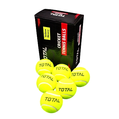 Total Tennis Cricket Ball (Pack of 6)-Heavy-1