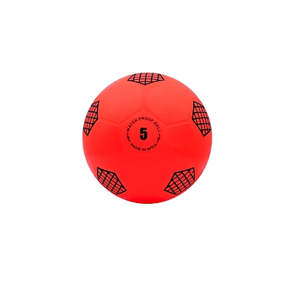 TOTAL Home Play Waterproof Football – Soft Rubber Moulded Soccer Ball for Kids &amp; Beginners-Orange-5-1