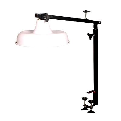 Total Adjustable Carrom Lamp Stand – Foldable Metal Frame Light Holder with Height &amp; Angle Control for Home &amp; Tournament Play-56143
