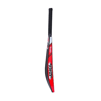 TOTAL PVC Cricket Bat – Lightweight Plastic Bat for Tennis Ball, Size 8 for Ages 15+-Force-Black-PVC-4