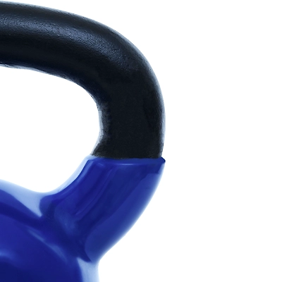 TOTAL Neoprene Kettlebell - Premium Strength Training &amp; CrossFit Gear-Blue-6 Kg-2