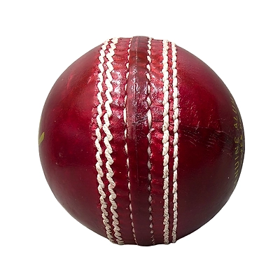 TOTAL Leather Cricket Season Ball-Match-156g-Red-2