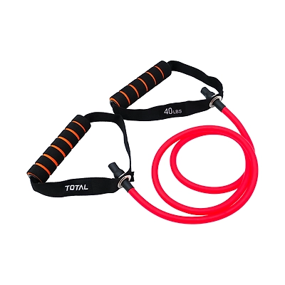TOTAL Resistance Tube with Foam Handles &amp; Door Anchor – 1.2 Meter-56596
