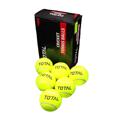 Total Tennis Cricket Ball (Pack of 6)-54556