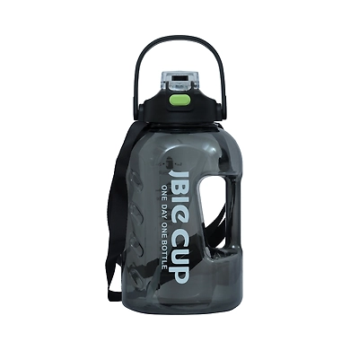 TOTAL Big Water Bottle with Straw &amp; Handle BPA-Free Leakproof Gym Sipper-56315