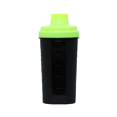 TOTAL Protein Shaker Bottle – Leakproof Gym Blender with Mixing Mesh for Pre/Post Workout Drinks-Black-700 ml-1