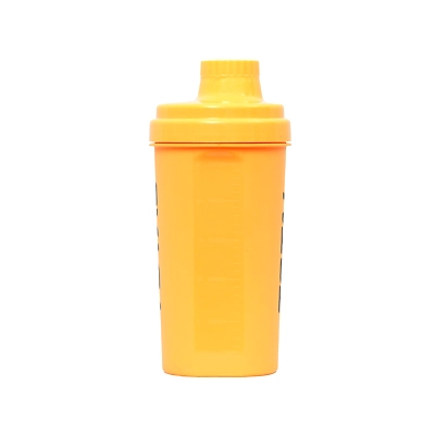 TOTAL Protein Shaker Bottle – Leakproof Gym Blender with Mixing Mesh for Pre/Post Workout Drinks-700 ml-Yellow-1