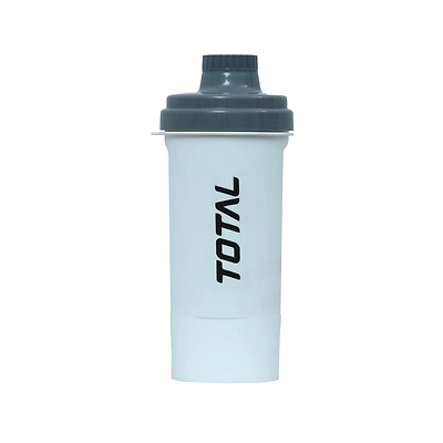 TOTAL Protein Shaker Bottle – Leakproof Gym Blender with Mixing Mesh for Pre/Post Workout Drinks-56305