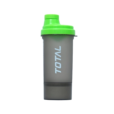 TOTAL Protein Shaker Bottle – Leakproof Gym Blender with Mixing Mesh for Pre/Post Workout Drinks-56302