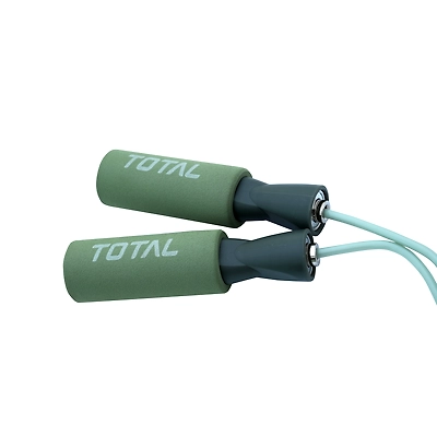 TOTAL Adjustable Skipping Rope for Fitness &amp; Weight Loss-Green-0615-1