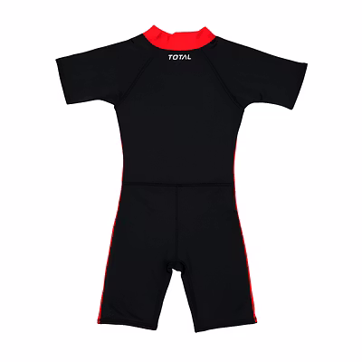 Total Skating &amp; Swim Suit – Unisex-Black / Red-44-1
