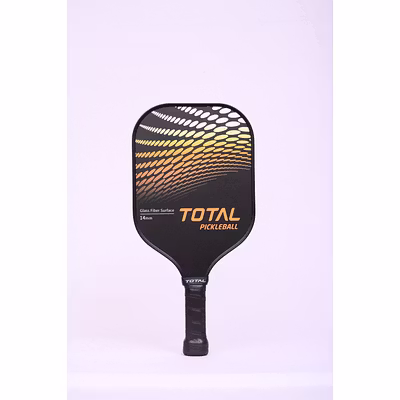 Total Pickleball Paddle for Indoor Outdoor-Carbon Fiber Surface-14 MM-Yellow-1