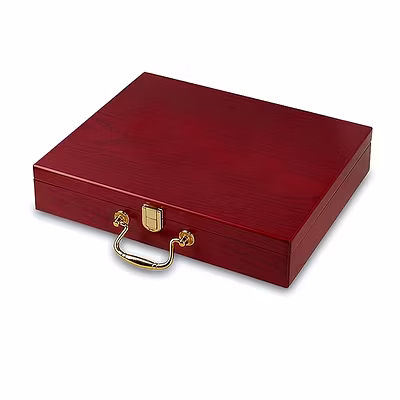 Total Wooden Golf Putting Practice Set with Travel Case for Men &amp; Office Use-4