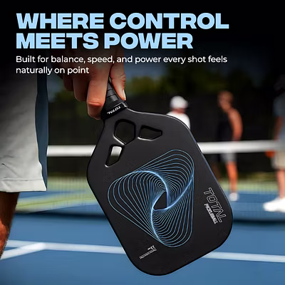 Total Pickleball Paddle Racket - Premium Thermo Carbon Fiber 13MM Design-2