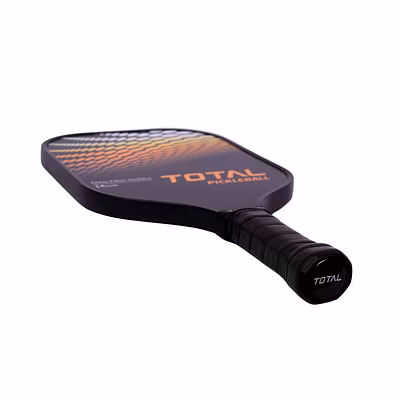 Total Pickleball Paddle Racket with 14mm Glass Fiber surface-Black/Yellow-14 MM-1