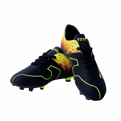 TOTAL Men's Football Storm Stud Shoes-Black/Lime-7-STORM-1