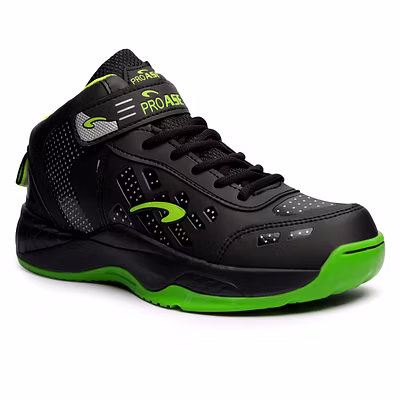Pro Ase Basketball Shoes BB-202-PRO-ASE-BB-202-BLACK-GREEN-10