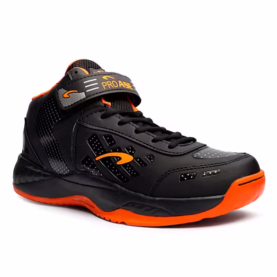 Pro Ase Basketball Shoes BB-202-PRO-ASE-BB-202-BLACK-ORANGE-11