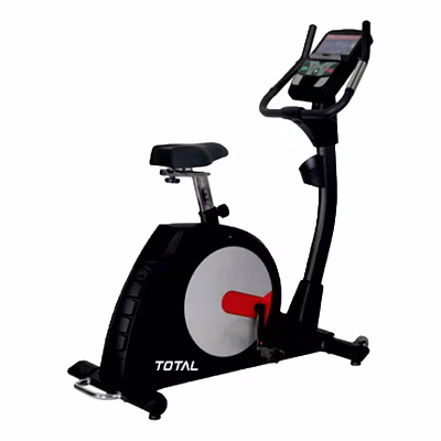Total TS-63 Upright Bike with 9kg Flywheel &amp; 32 Resistance Levels-57364