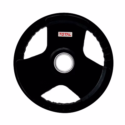 TOTAL Olympic Rubber-Coated Weight Plates Pack of 2-56122