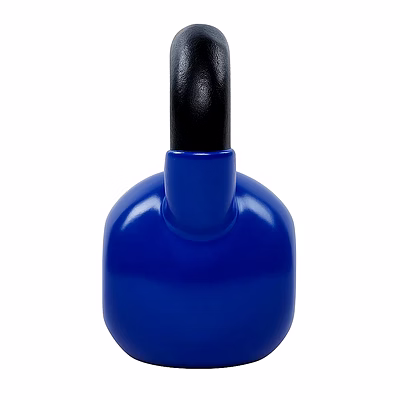 TOTAL Neoprene Kettlebell for Home Gym &amp; Strength Training-Blue-30 KG-2